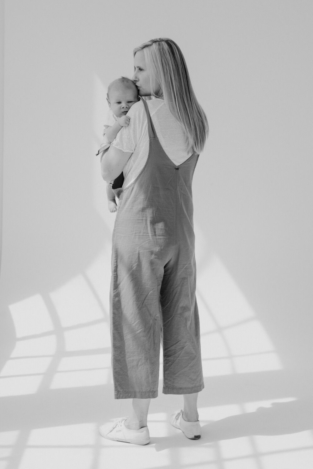 Newborn portrait captured during a mini studio session